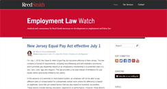 Desktop Screenshot of employmentlawwatch.com